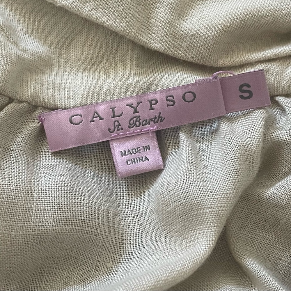 Calypso St. Barth linen maxi skirt - Picture 3 of 9